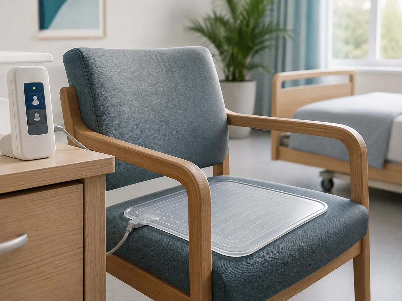 Anti-fall sensors for beds & chairs