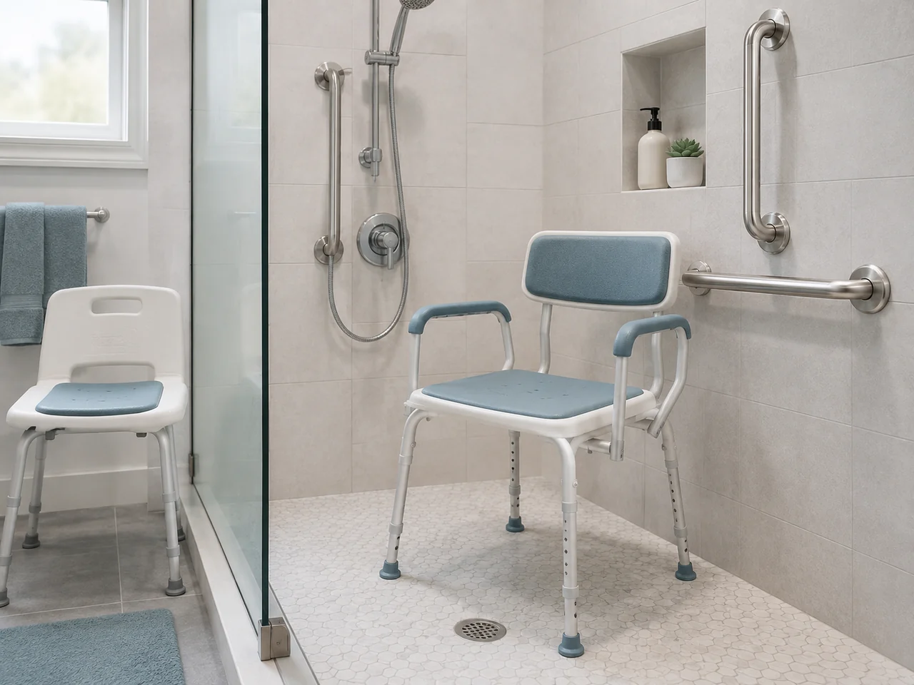 Shower chairs & grab bars